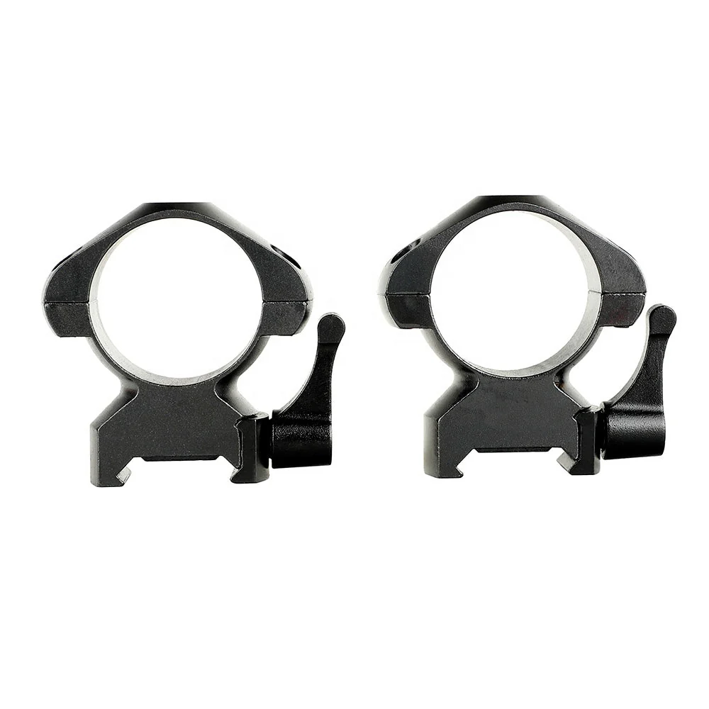 30mm Picatinny/Weaver ringar med snabbfäste - HuntElite - Image 2