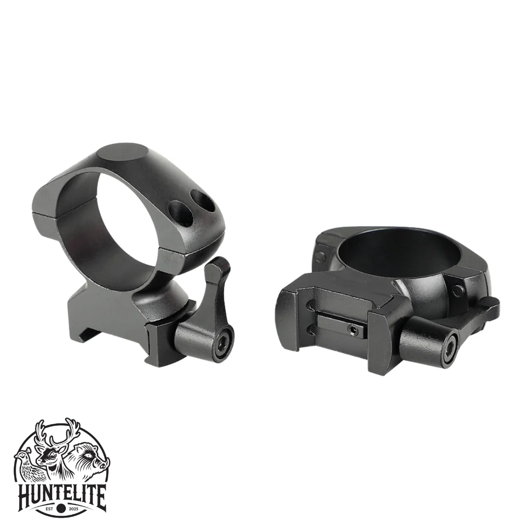 30mm Picatinny/Weaver ringar med snabbfäste - HuntElite - Image 7
