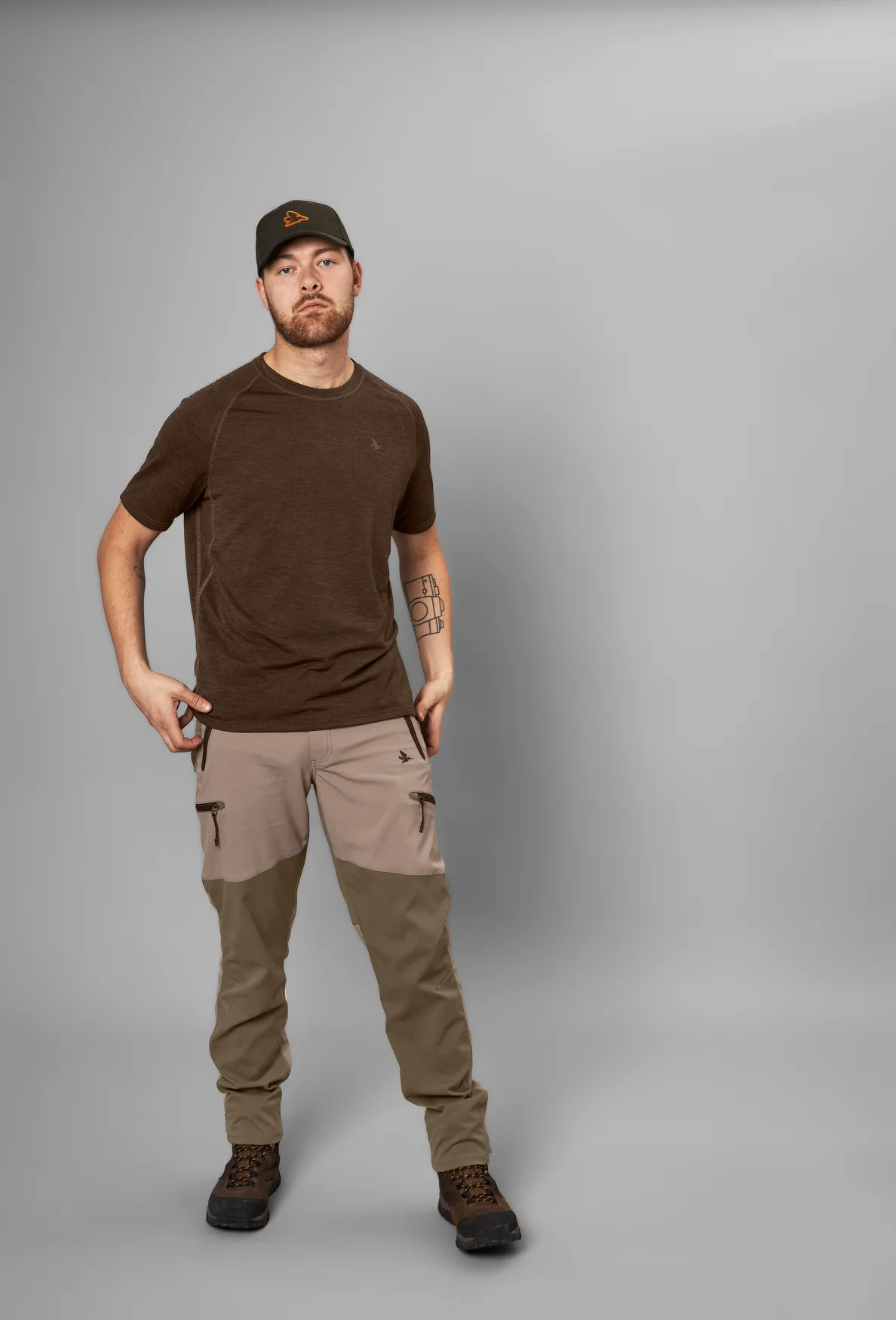 Active S/S t-shirt Demitasse Brun - Seeland - Image 8