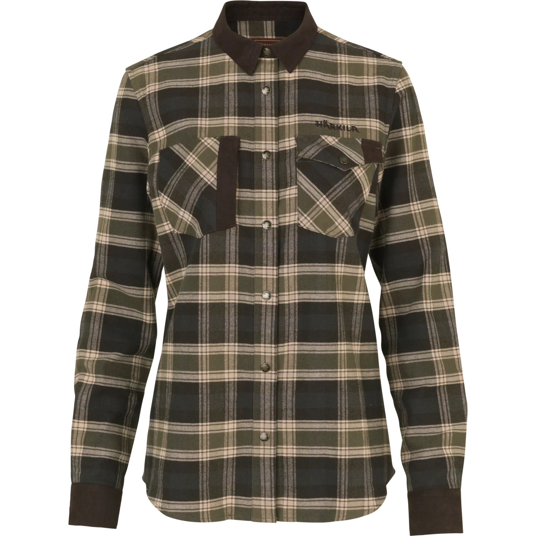 Aivak L/S skjorta - Dam Oliv - Härkila