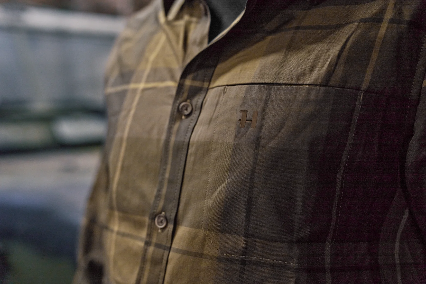 Akse L/S Skjorta - Willow green check – Härkila - Image 9