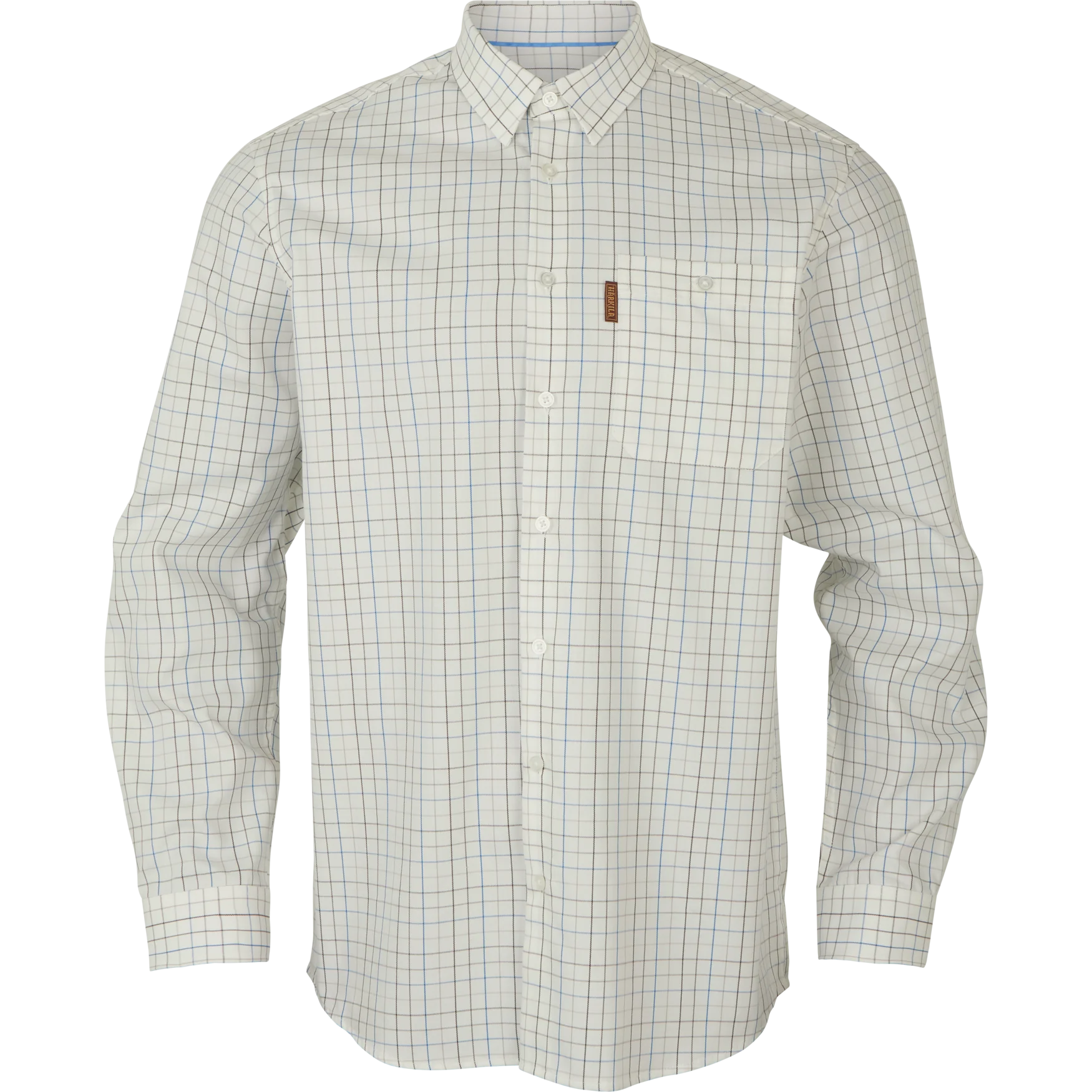 Allerston L/S Skjorta - Strong blue/Vit - Härkila