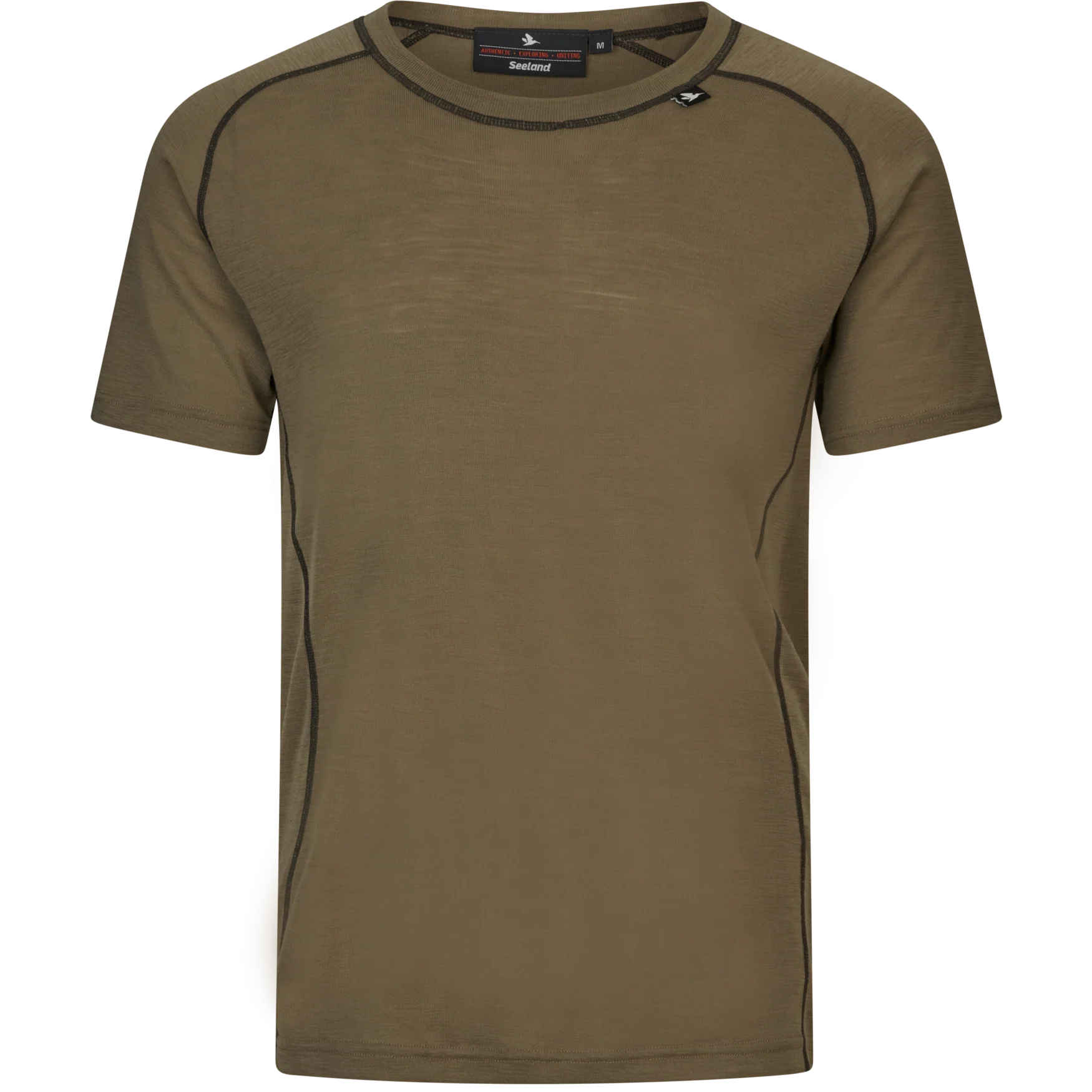 Apex Merino T-shirt Covert Green - Seeland