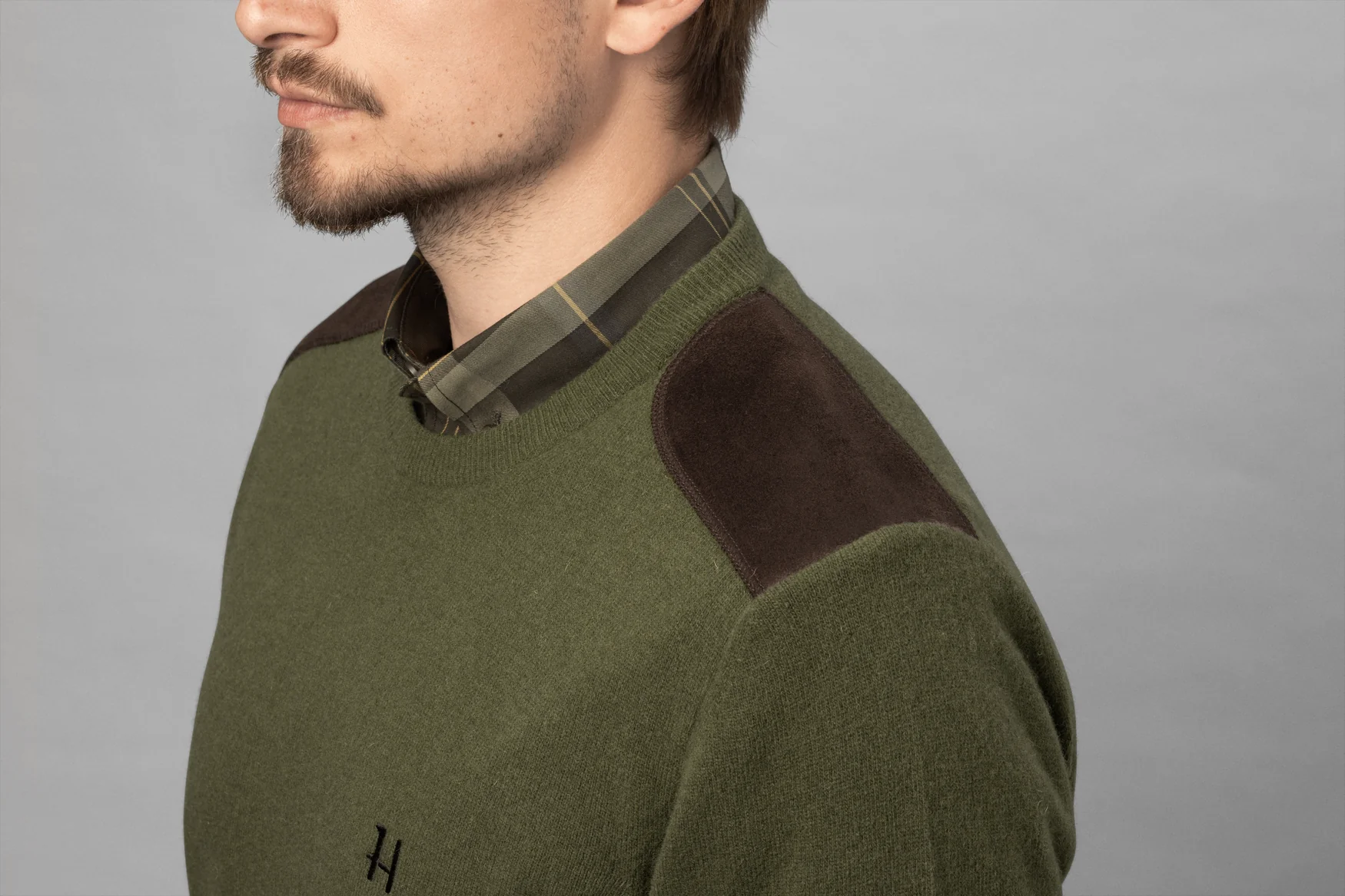 Arran Tröja Olive - Härkila - Image 3