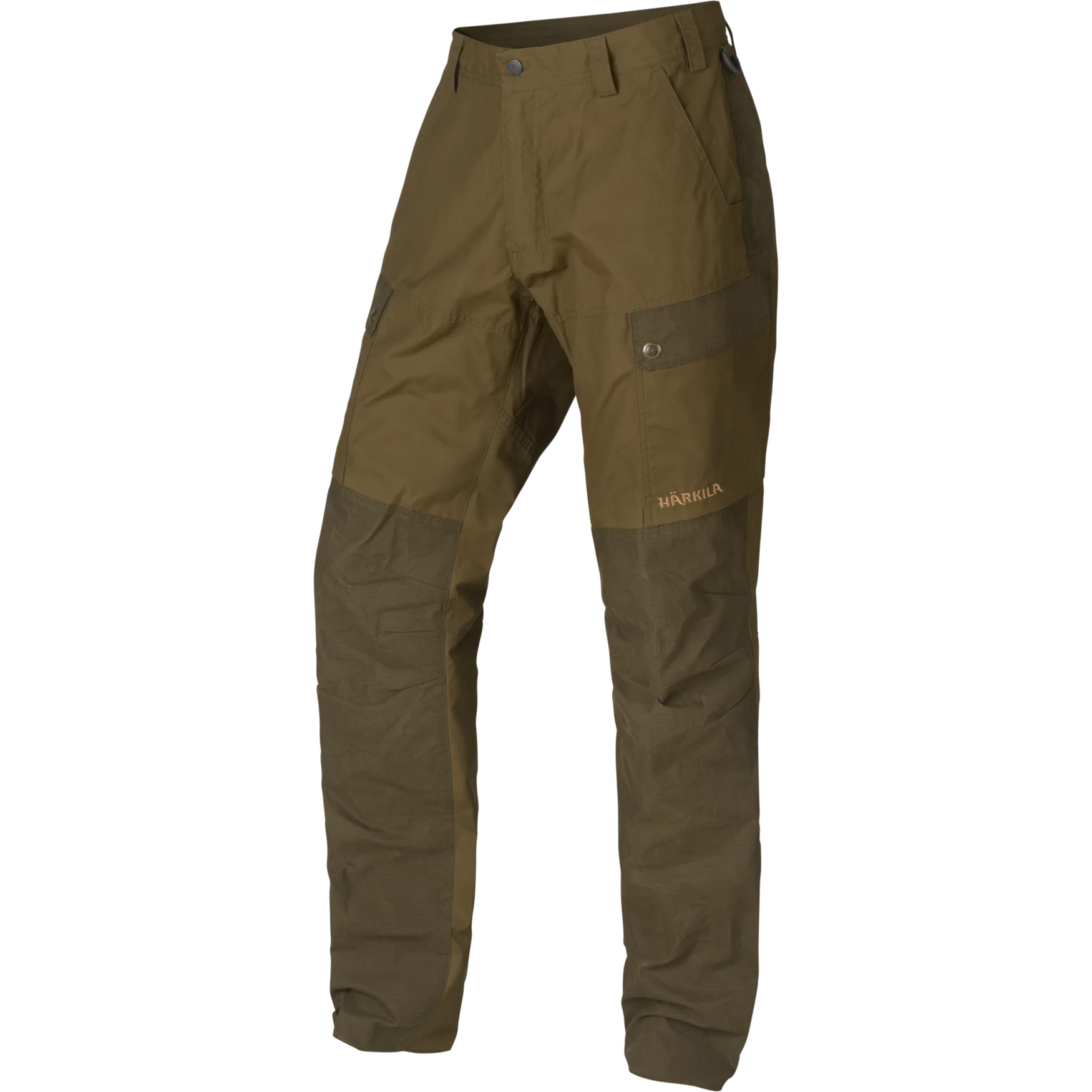 Asmund byxor Dark olive/Willow green - Härkila