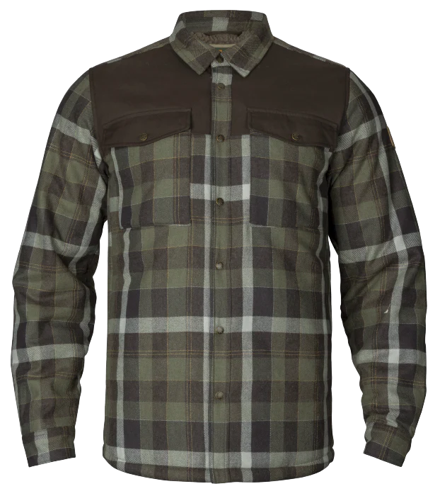 Asmund Isolerad ull skjortjacka Willow green/Phantom - Härkila