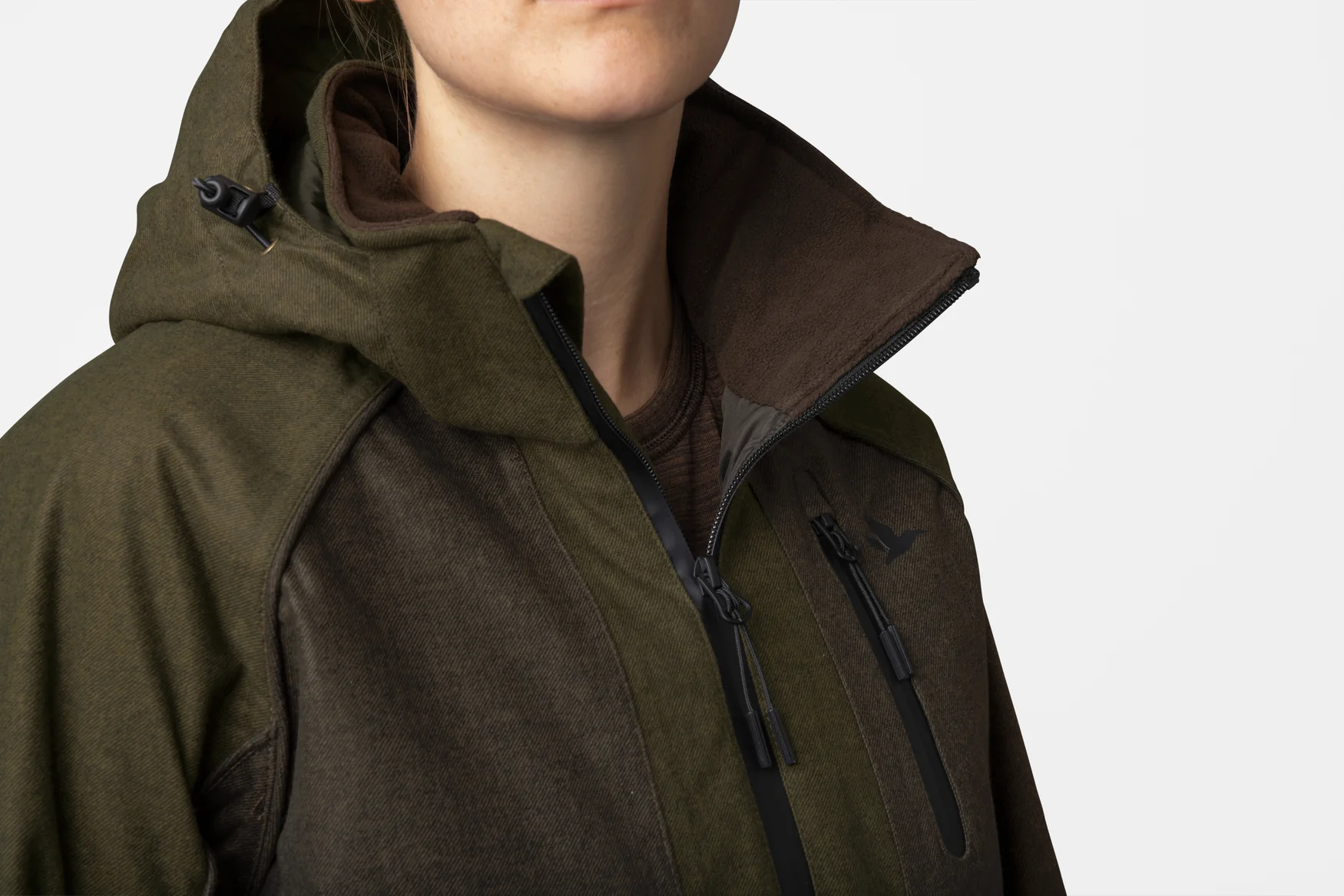 Avail Aya Isolerad jacka Pine green/Demitasse brown - Seeland - Image 3