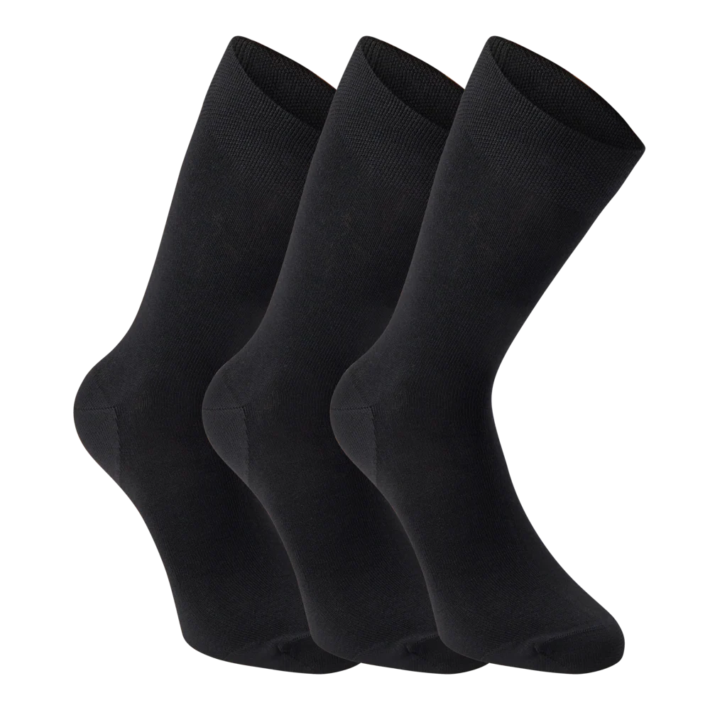 Bambustrumpor 3-pack Svart - Deerhunter