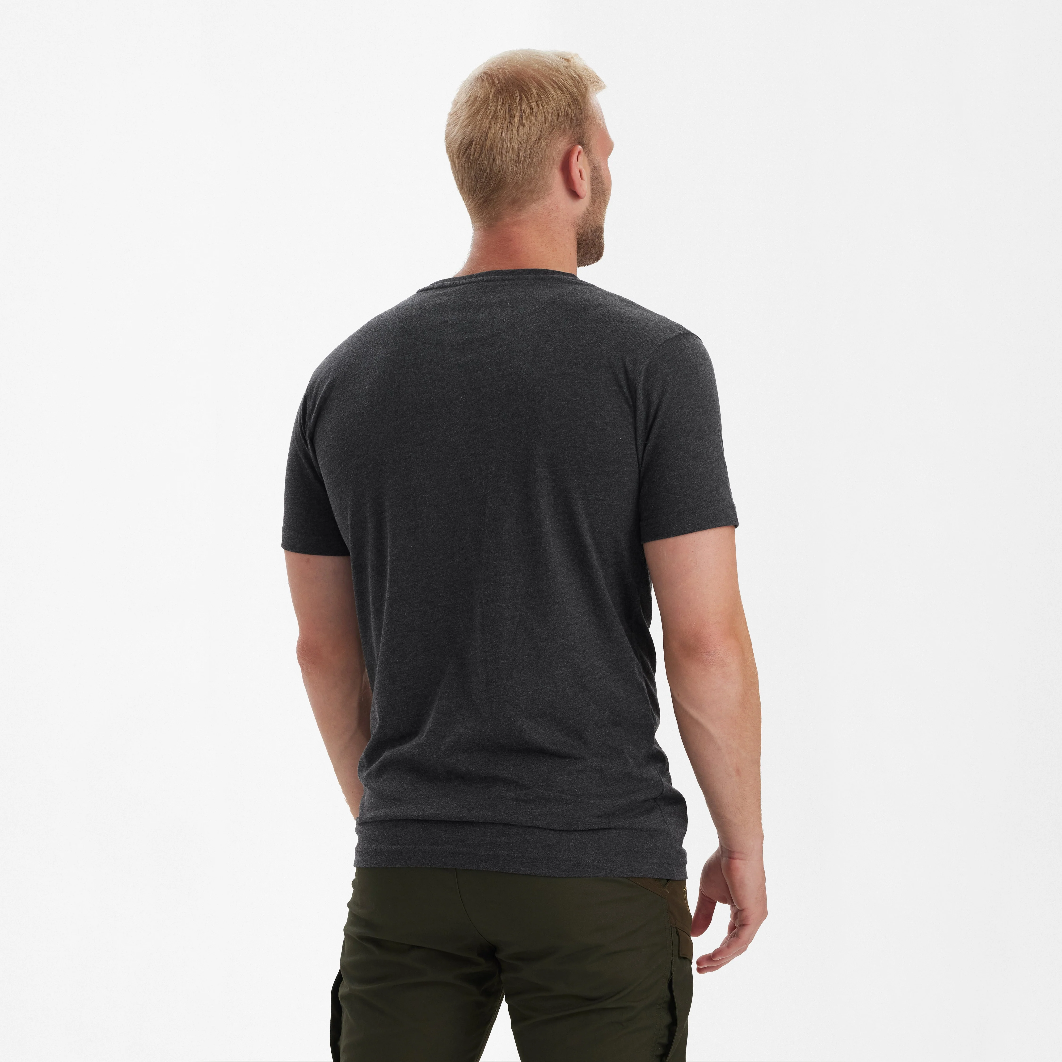 Bas 2-pack T-shirt Adventure Green Melange - Deerhunter - Image 4