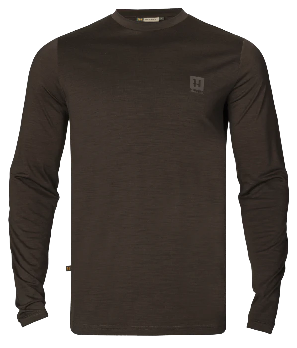Bas All Season L/S t-shirt - Shadow brown - Härkila
