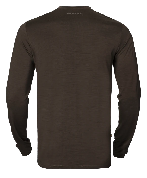 Bas All Season L/S t-shirt - Shadow brown - Härkila - Image 2