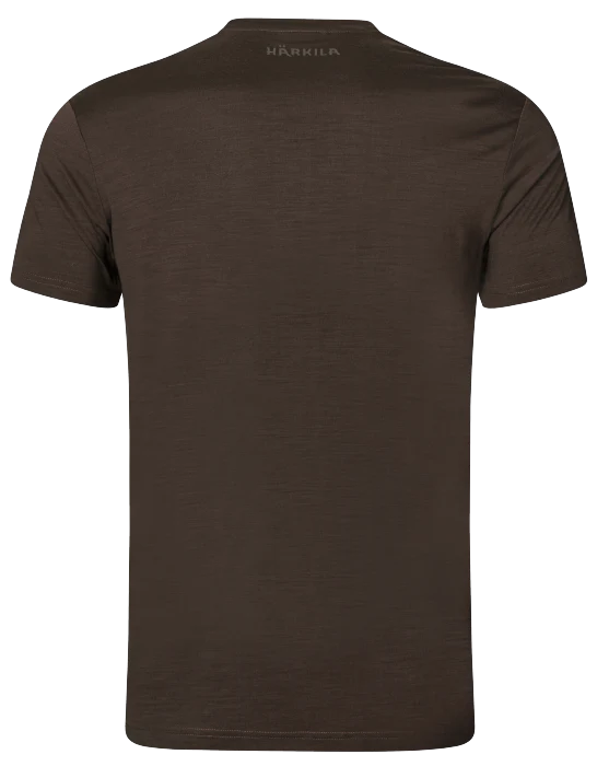 Base All Season kortärmad t-shirt Shadow brown - Härkila - Image 2