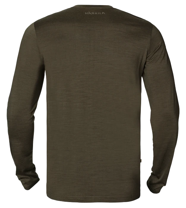 Base All Season L/S t-shirt Willow green - Härkila - Image 2