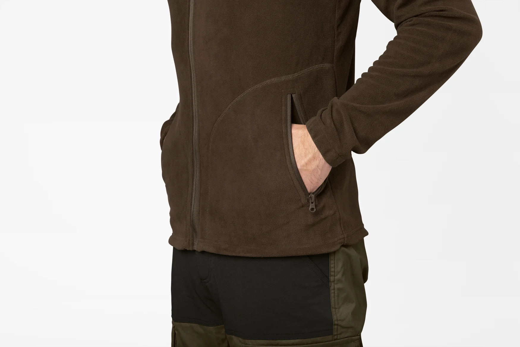 Benjamin Fleece Mörkbrun - Seeland - Image 3