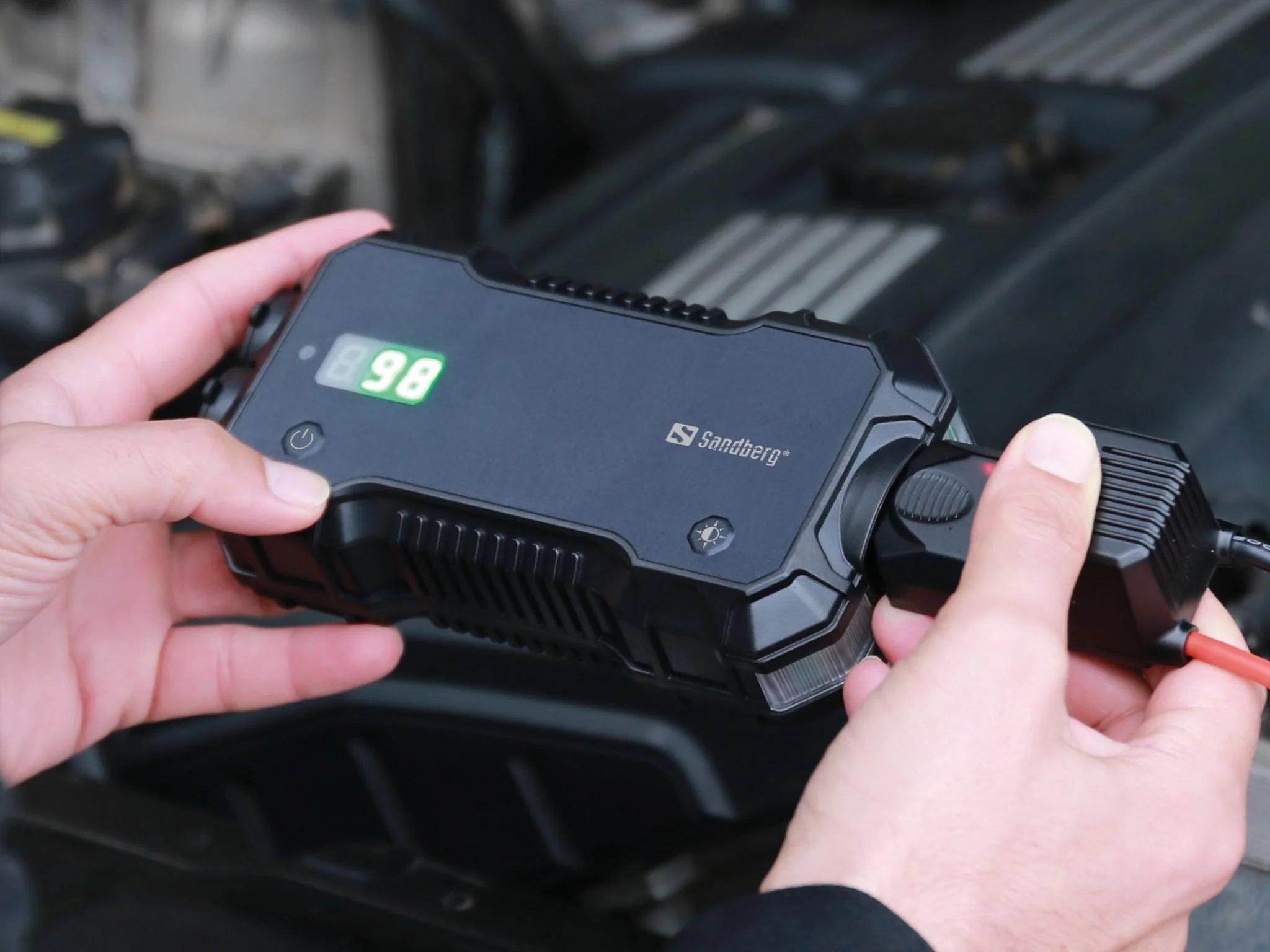 Bilstartbooster Powerbank 10000 - Sandberg - Image 4
