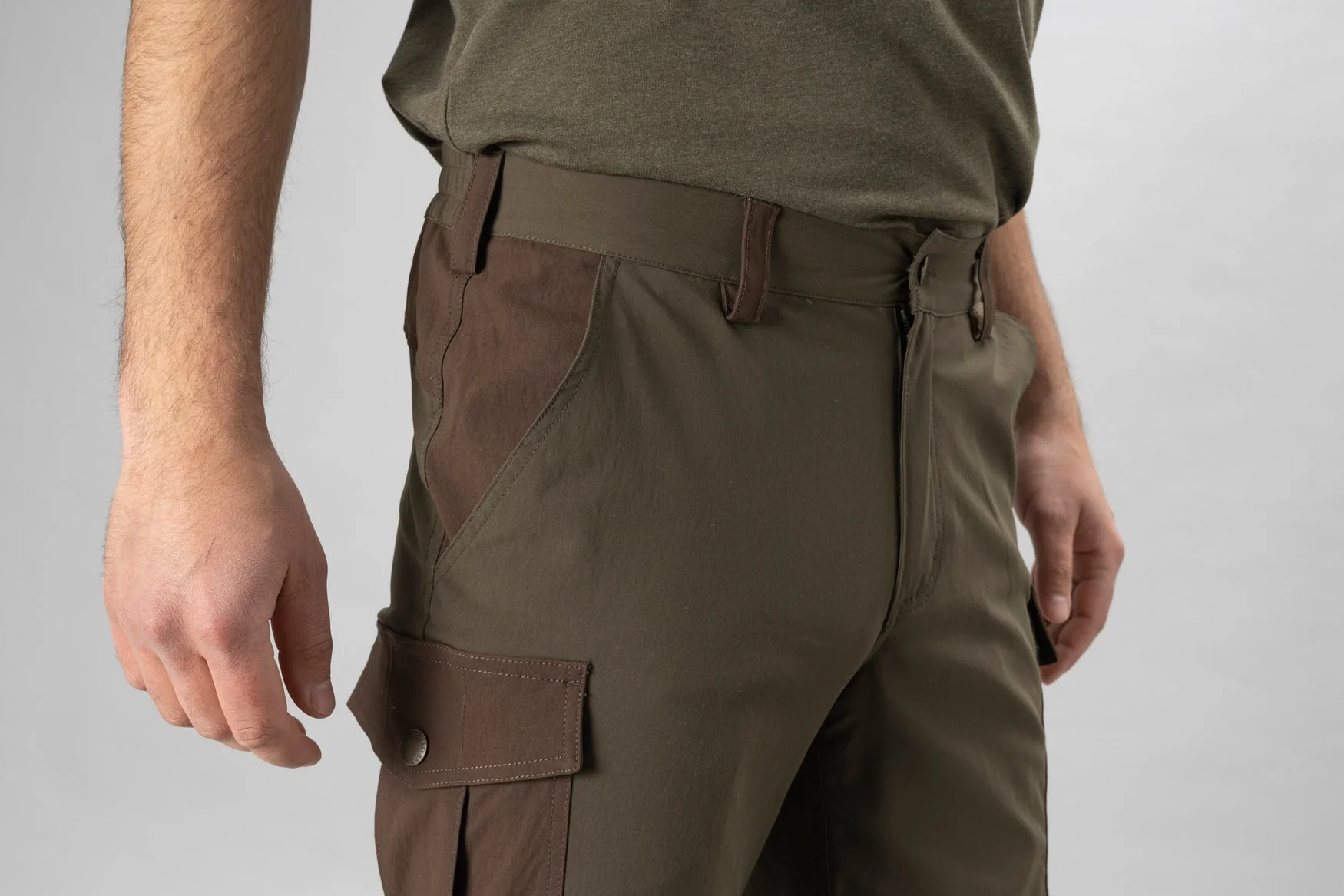 Birch Zip-off Byxor Pine Green/Demitasse Brown - Seeland - Image 2