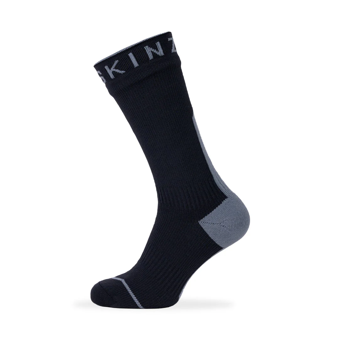 Briston WP All Wt. halvlång socka med Hydrostop svart/grå – Sealskinz