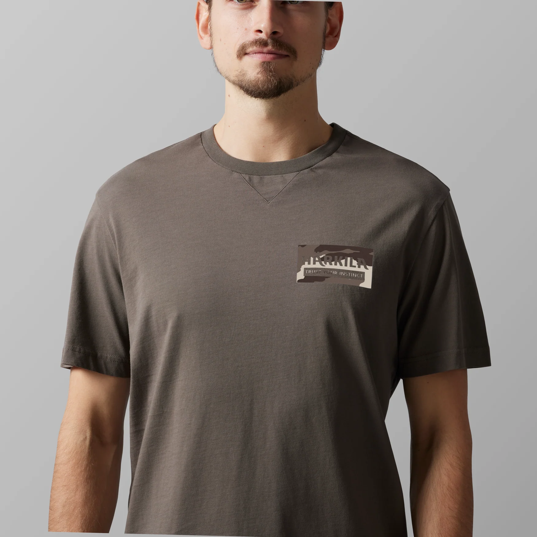 Core T-shirt Brown granite - Härkila - Image 3