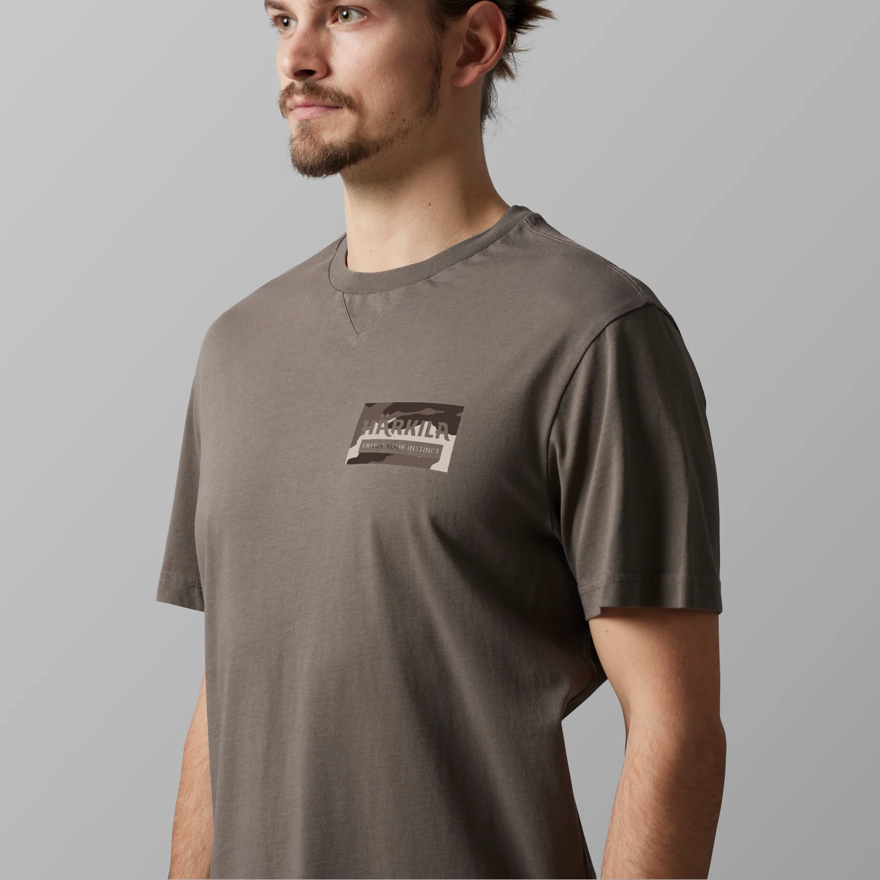Core T-shirt Brown granite - Härkila - Image 4