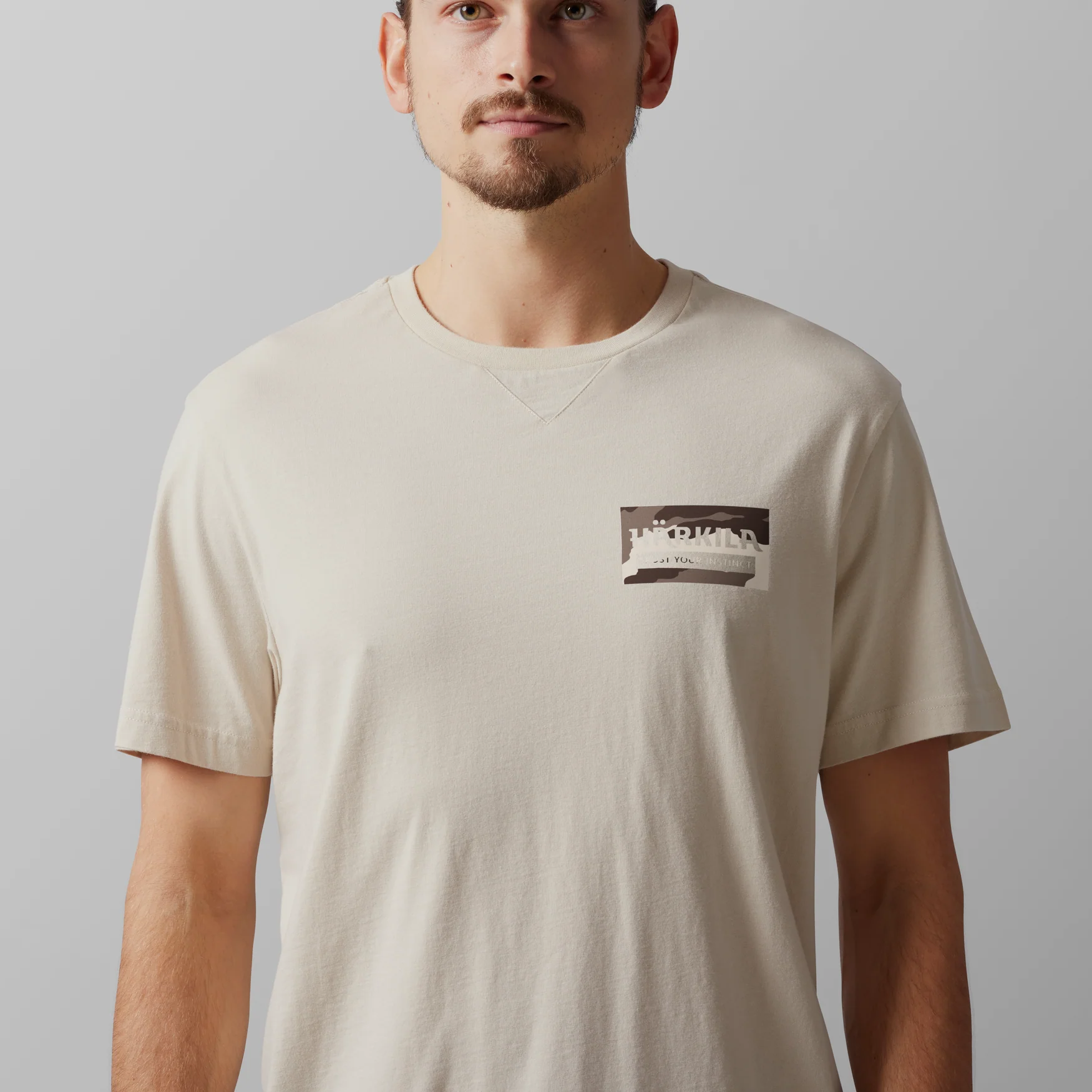Core t-shirt Peyote grey - Härkila - Image 3