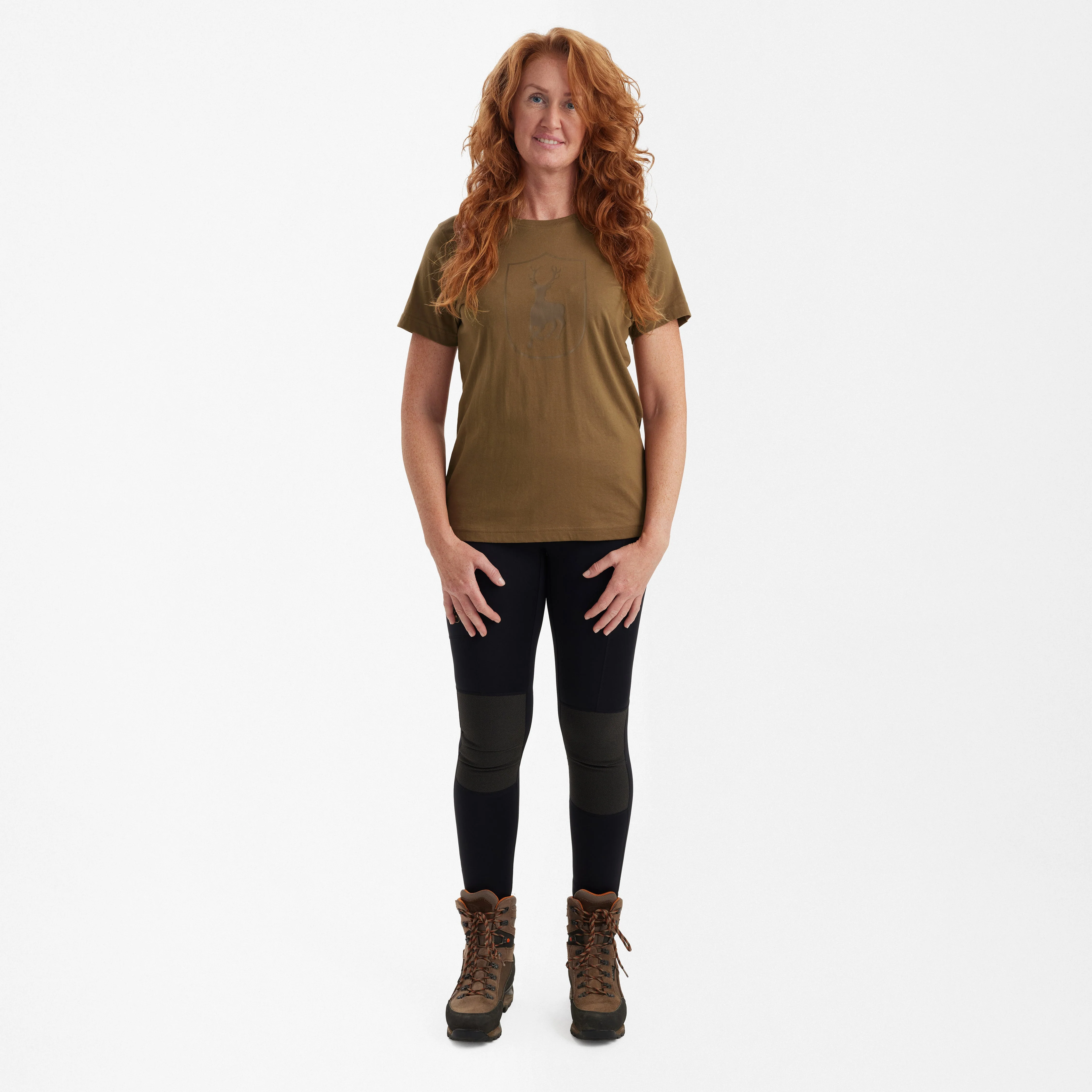 Dam T-shirt med logga Butternut - Deerhunter - Image 3