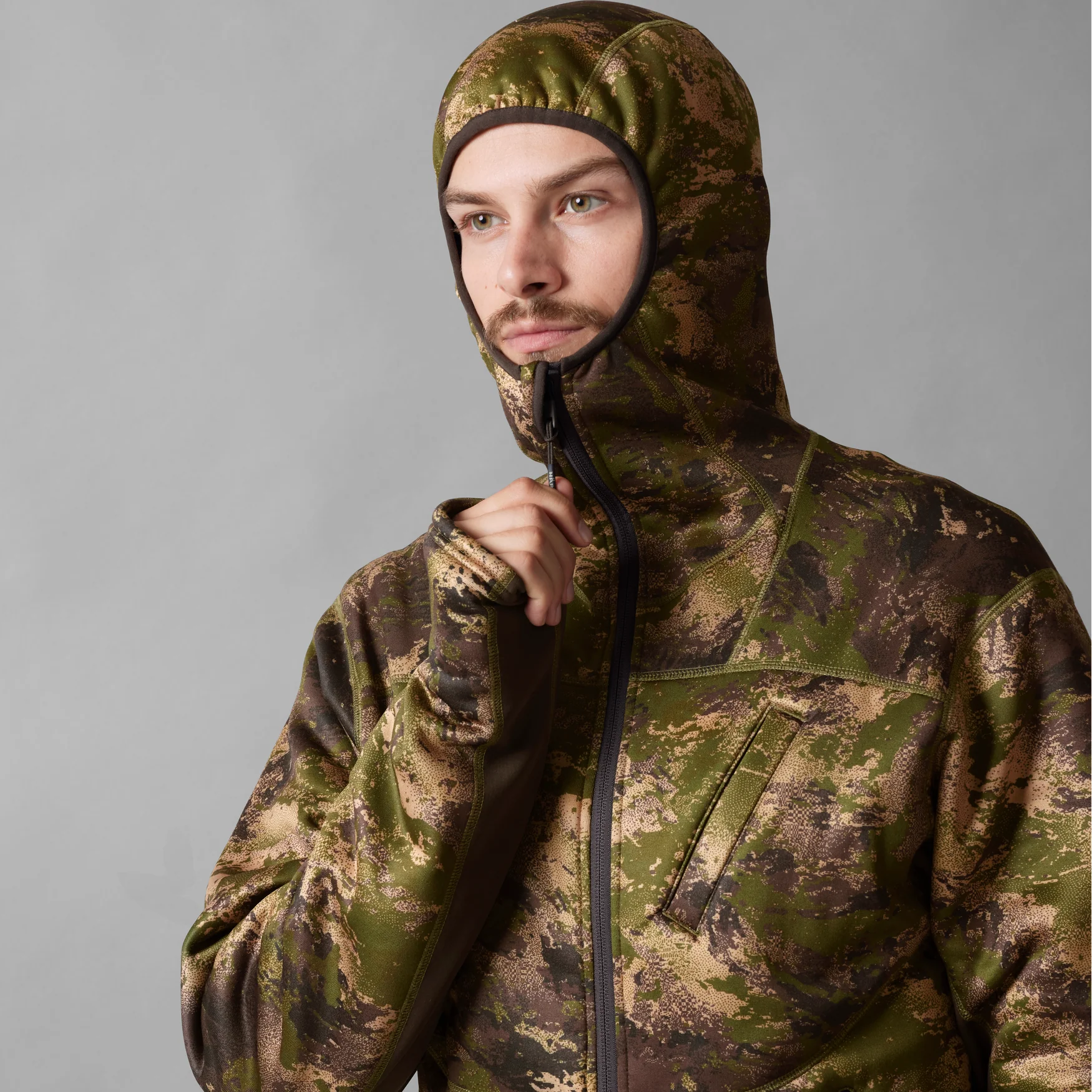 Deer Stalker camo fleecehoodie AXIS MSP®Forest - Härkila - Image 3