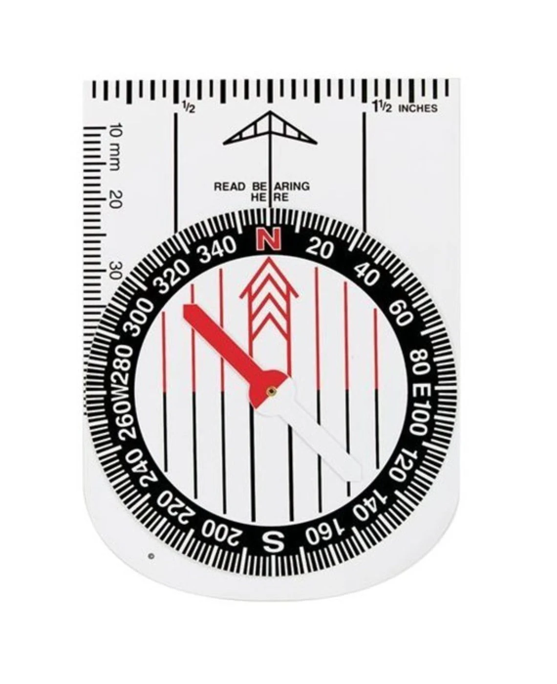 Demo Kompass 25x37cm Vit – Silva