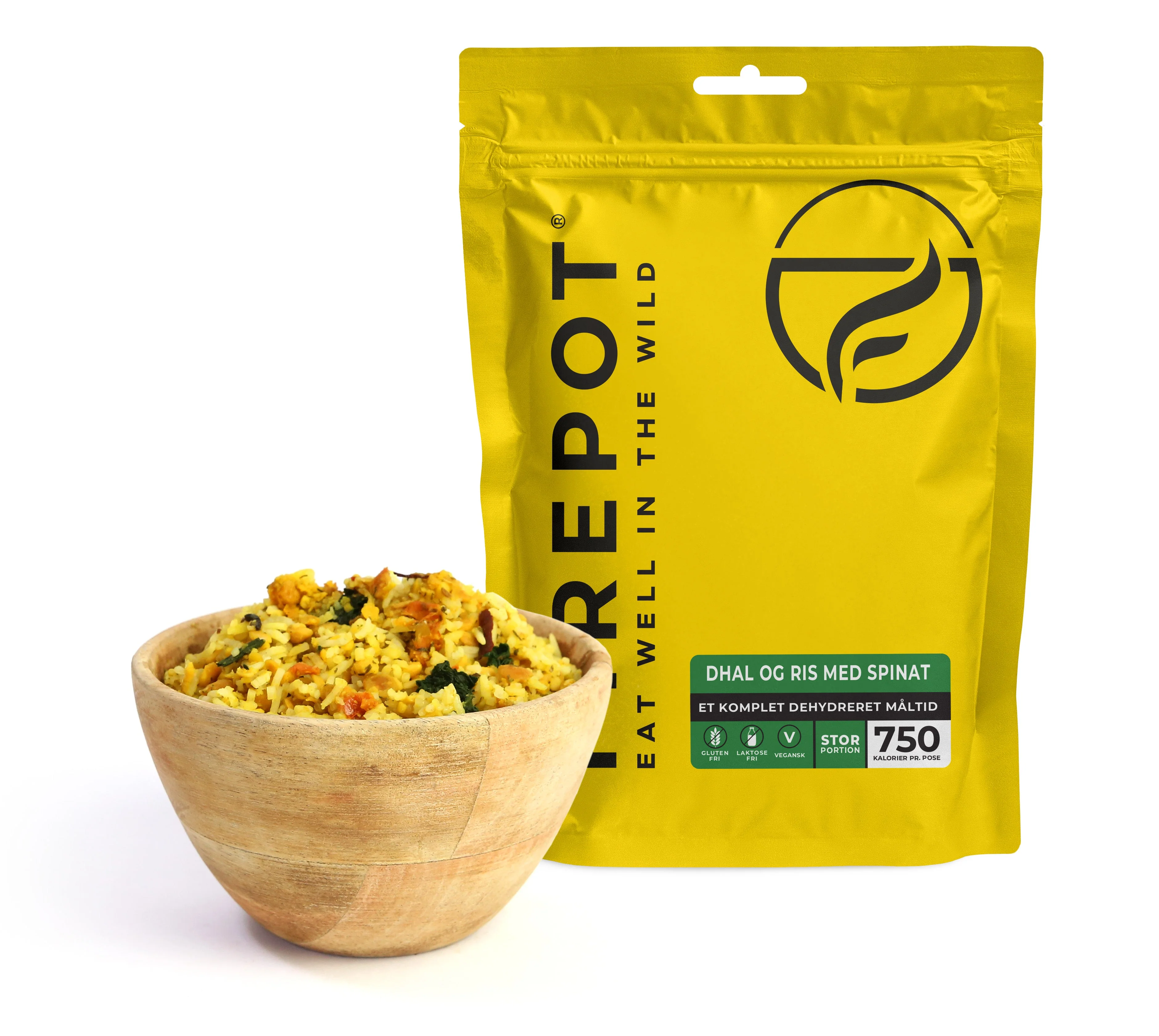 Dhal och ris med spenat - XL – Firepot