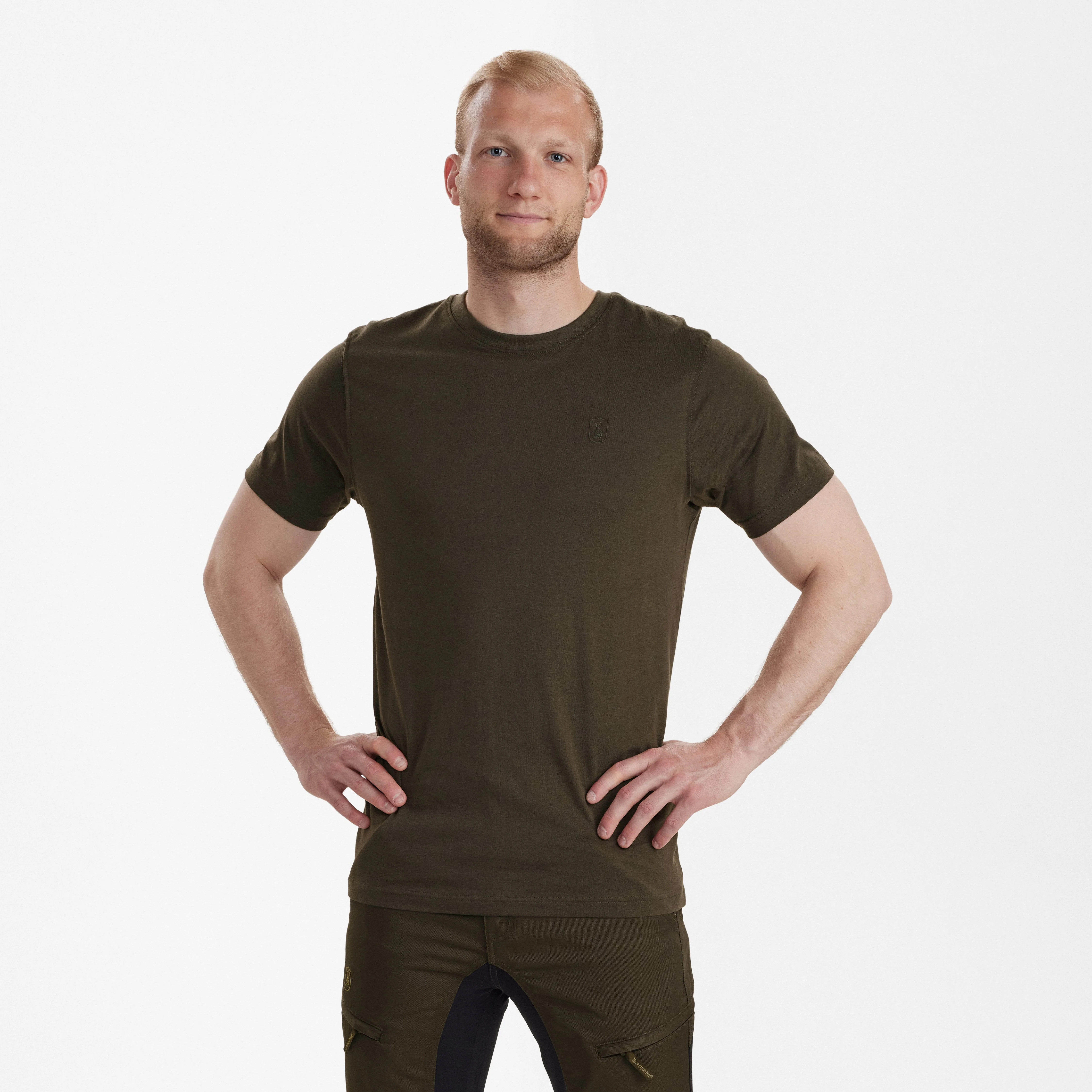 Easton T-shirt Adventure Green - Deerhunter
