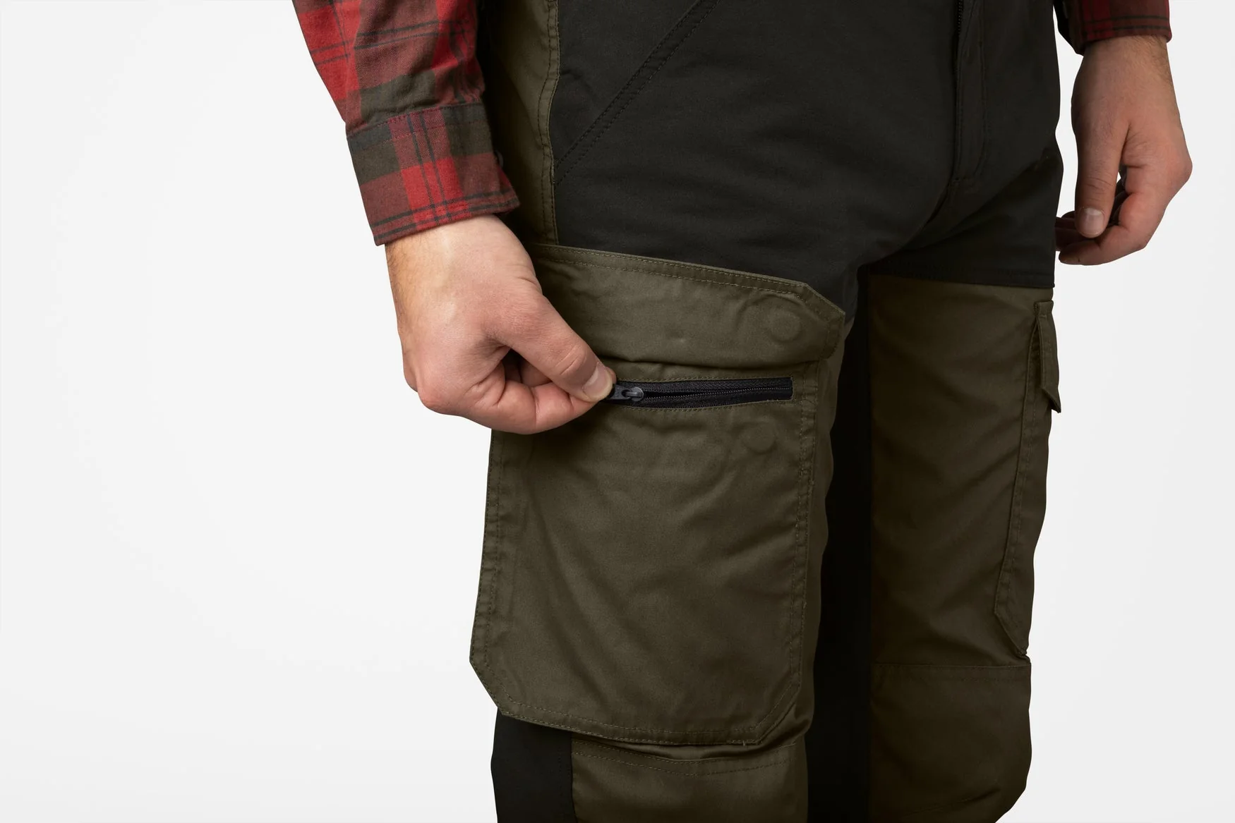 Elm byxor - Grizzly brown/Meteorite - Seeland - Image 4