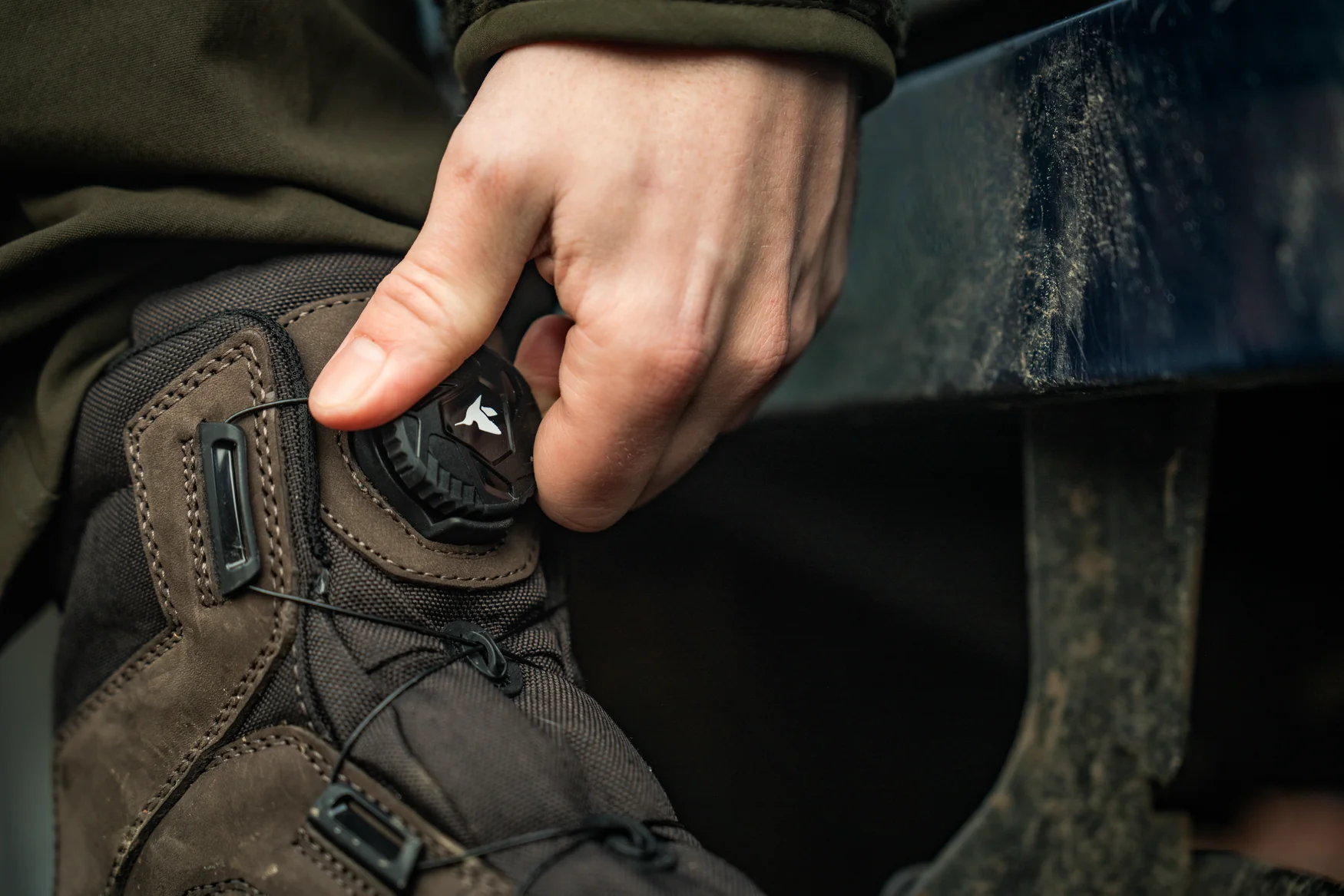 Enduro Dial Mid stövel Dark Brown – Mörkbrun - Image 3