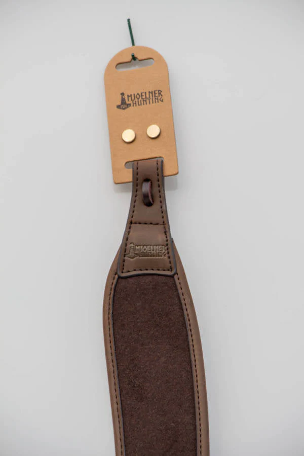 Ergonomisk gevärsrem i loden/läder