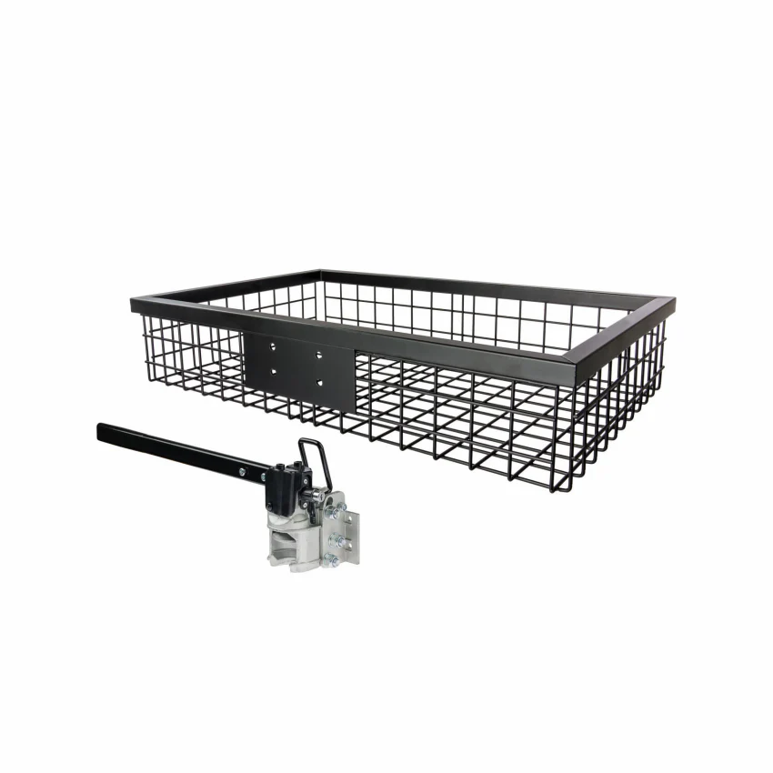 EUROHUNT trådkorg med tippfunktion och snabbkoppling - Image 2