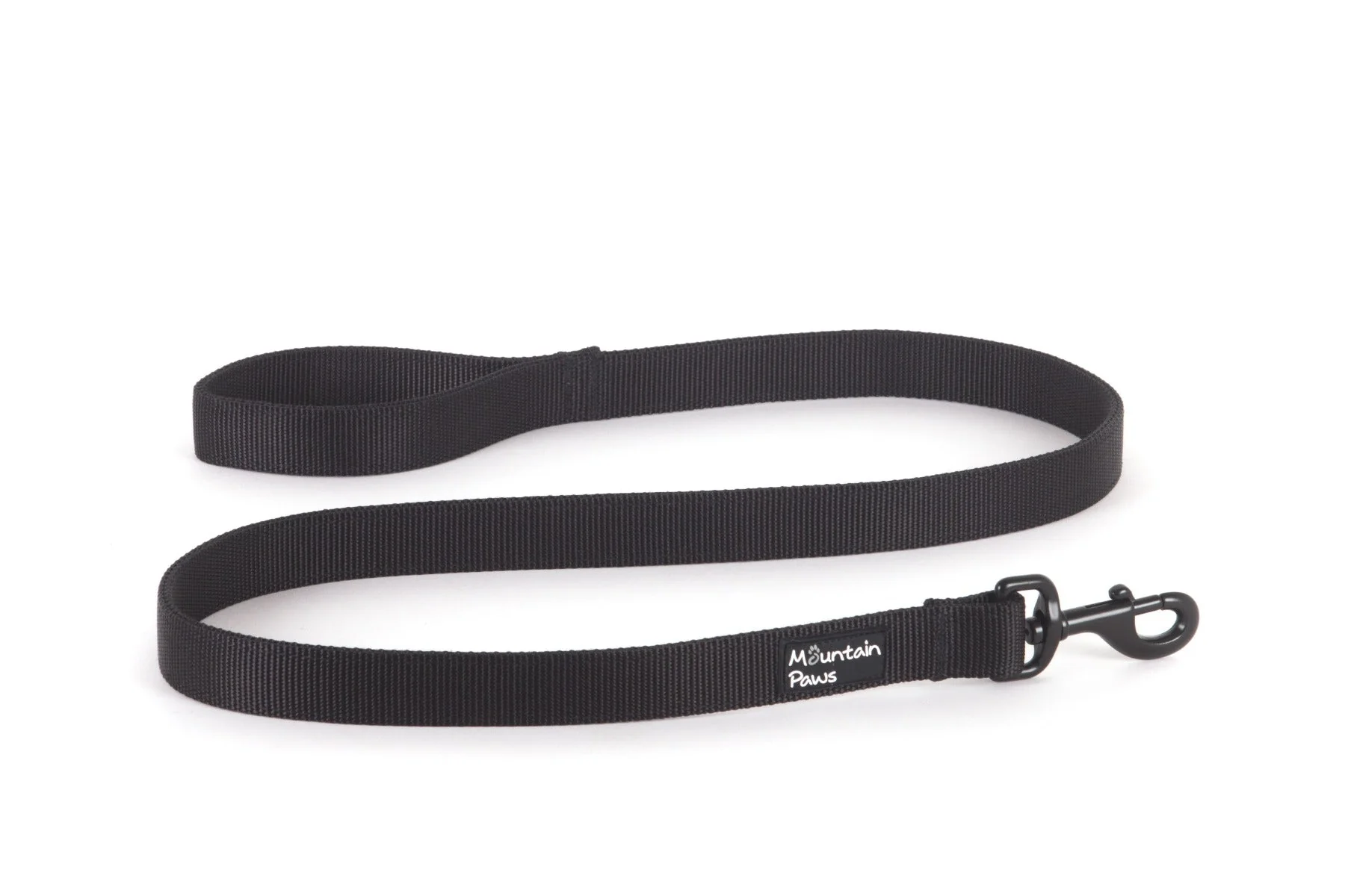 Extra slitstarkt hundkoppel svart – Mountain Paws