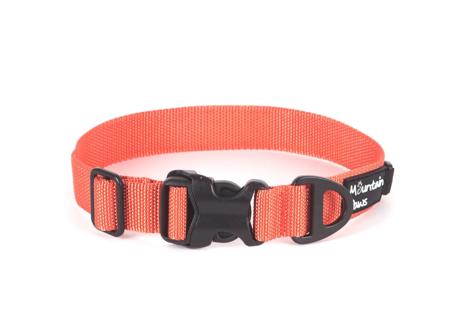 Extra tåligt hundhalsband, liten, orange – Mountain Paws