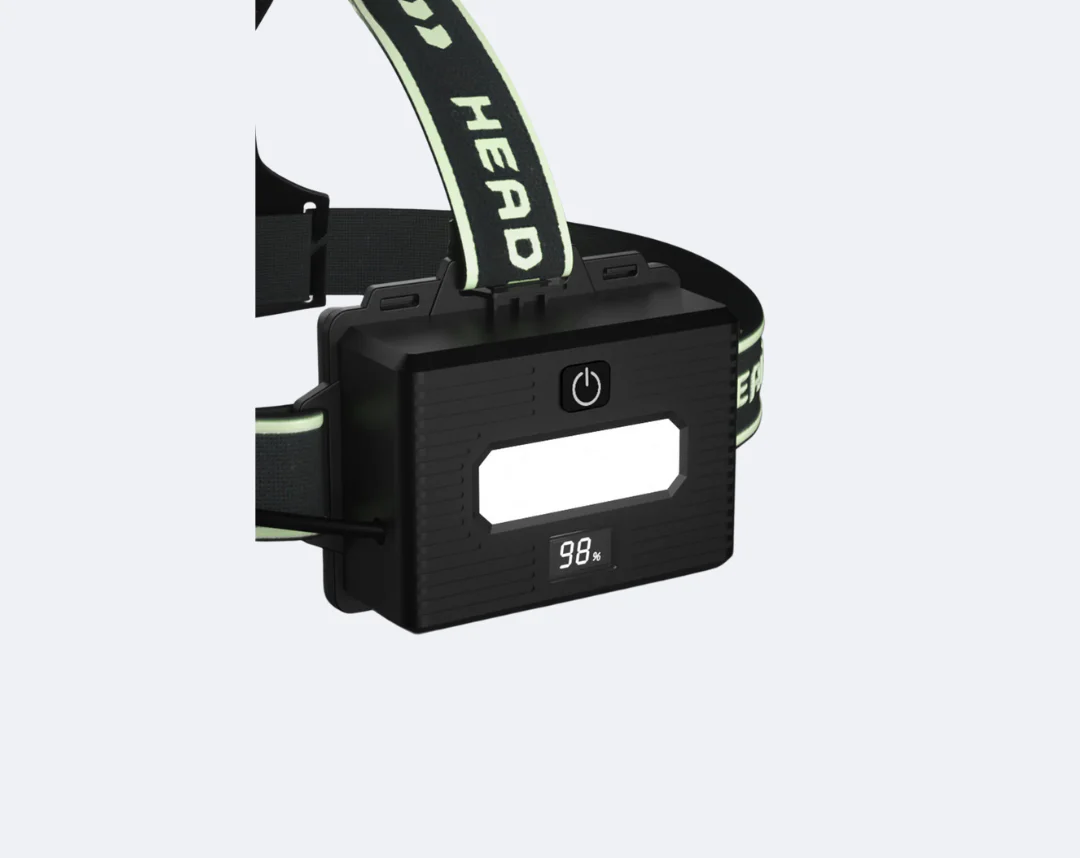 Extremt kraftfull pannlampa med 10 000 lumen + powerbank - Ignition - Image 6