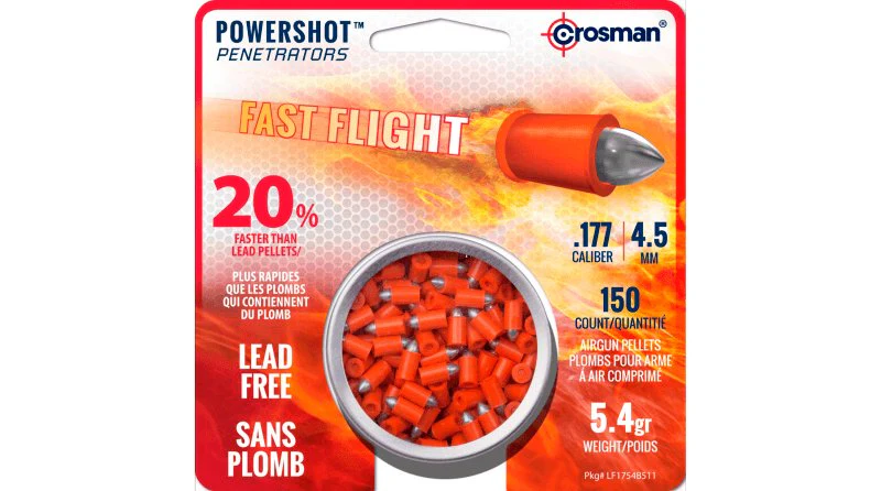 FastFlight blyfri hagel 4,5 mm 0,35 g (150 st burk) - Crosman - Image 3