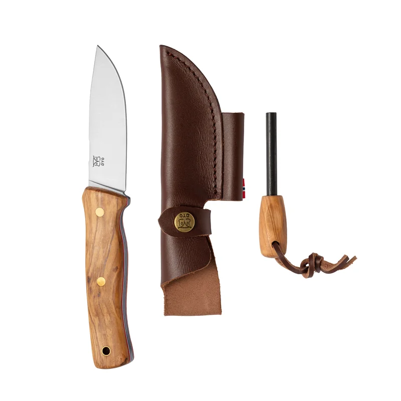 FEMUNDEN Kniv + tändstål med fodral - Øyo - Image 3