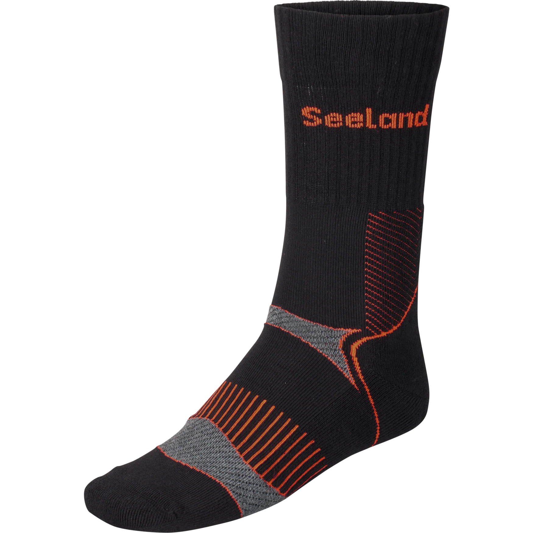 Field Coolmax-strumpor - 2Pack Svart/Mörk Grå - Seeland - Image 2