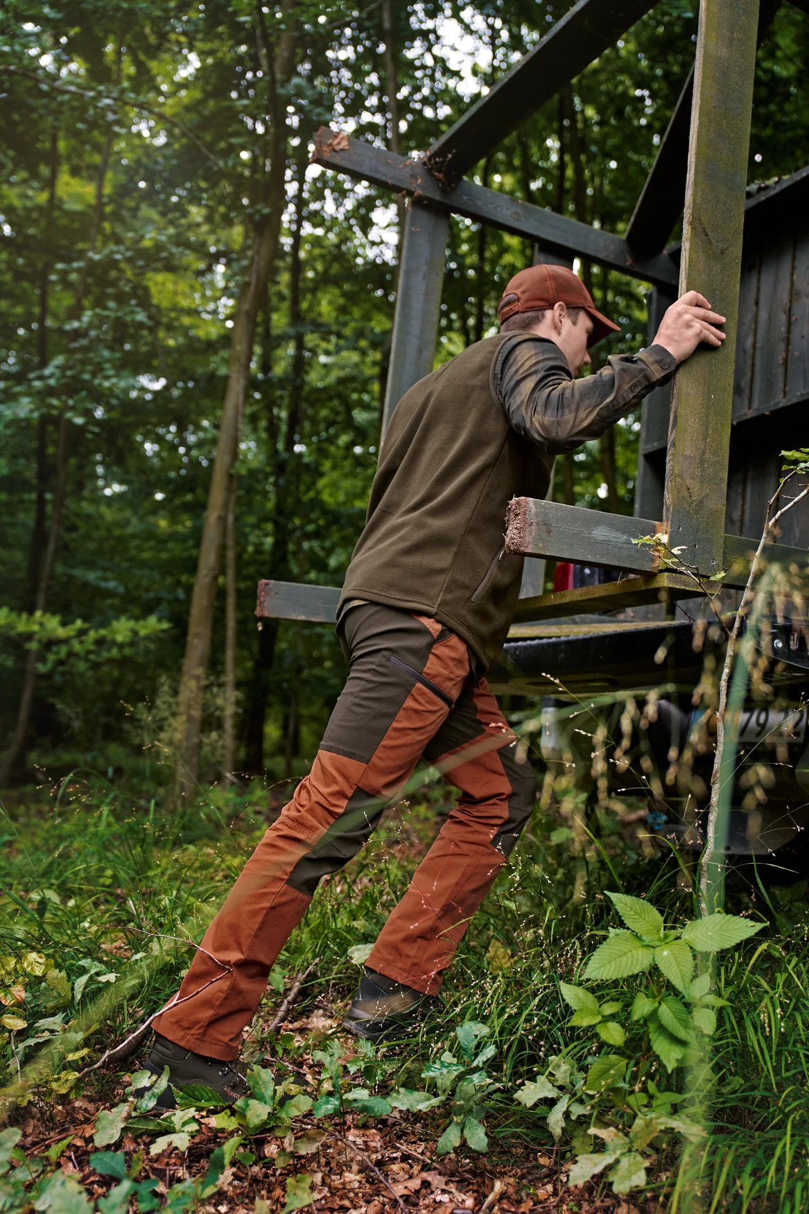Fjäll Byxor Shadow brown/Arabian spice - Härkila - Image 5