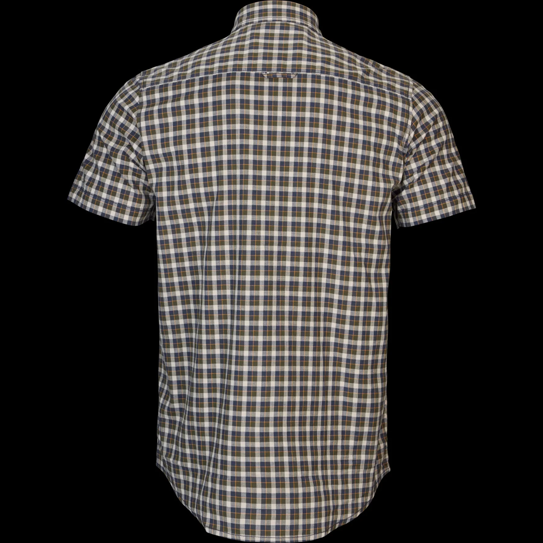 Fjell S/S-skjorta Naval Blue Check - Härkila - Image 2