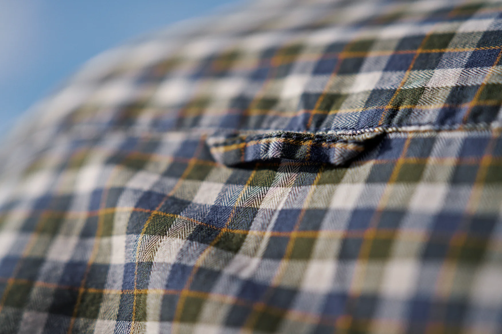 Fjell S/S-skjorta Naval Blue Check - Härkila - Image 3