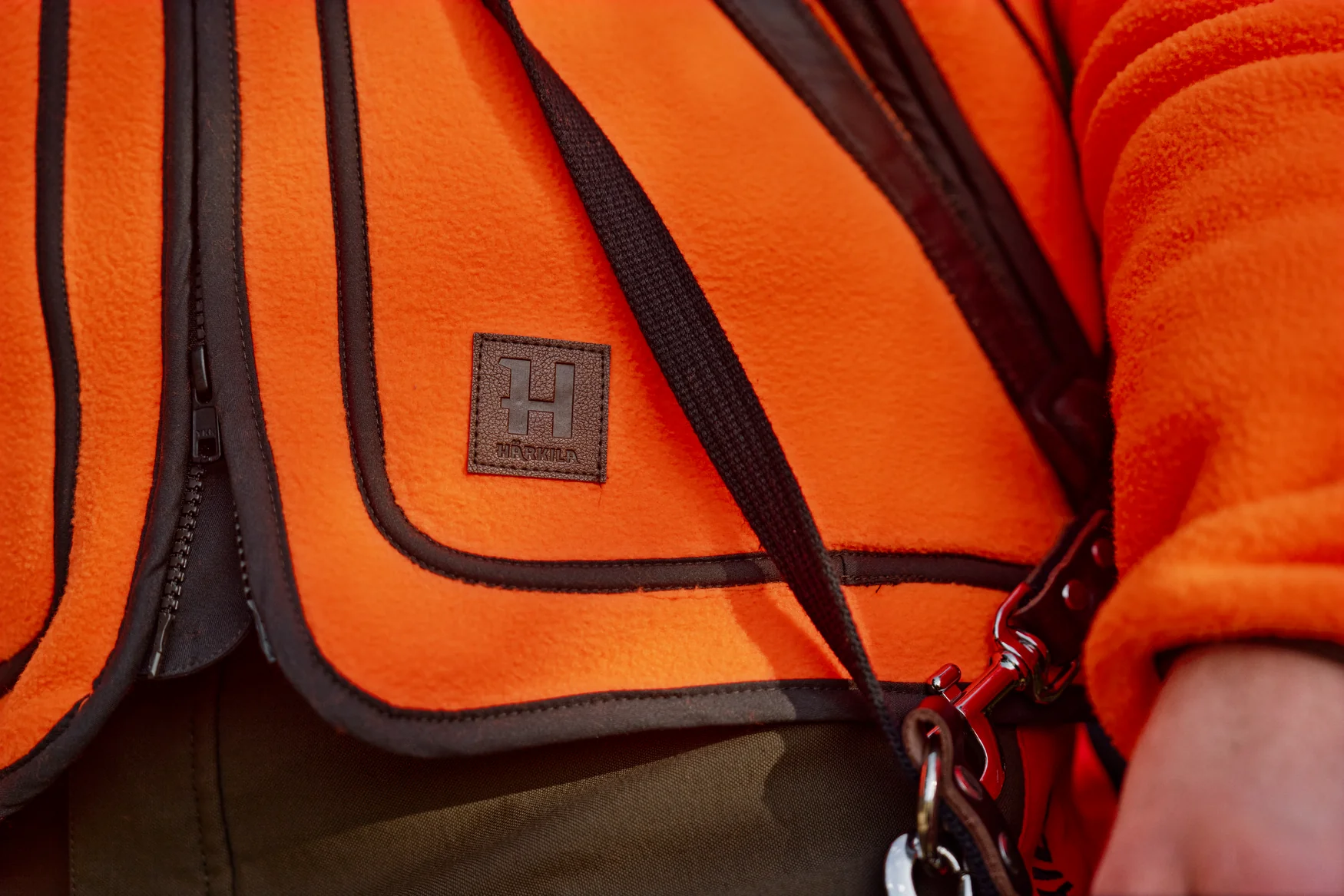 Fleecejacka Orange blaze - Wildboar Pro Blaze – Härkila - Image 8