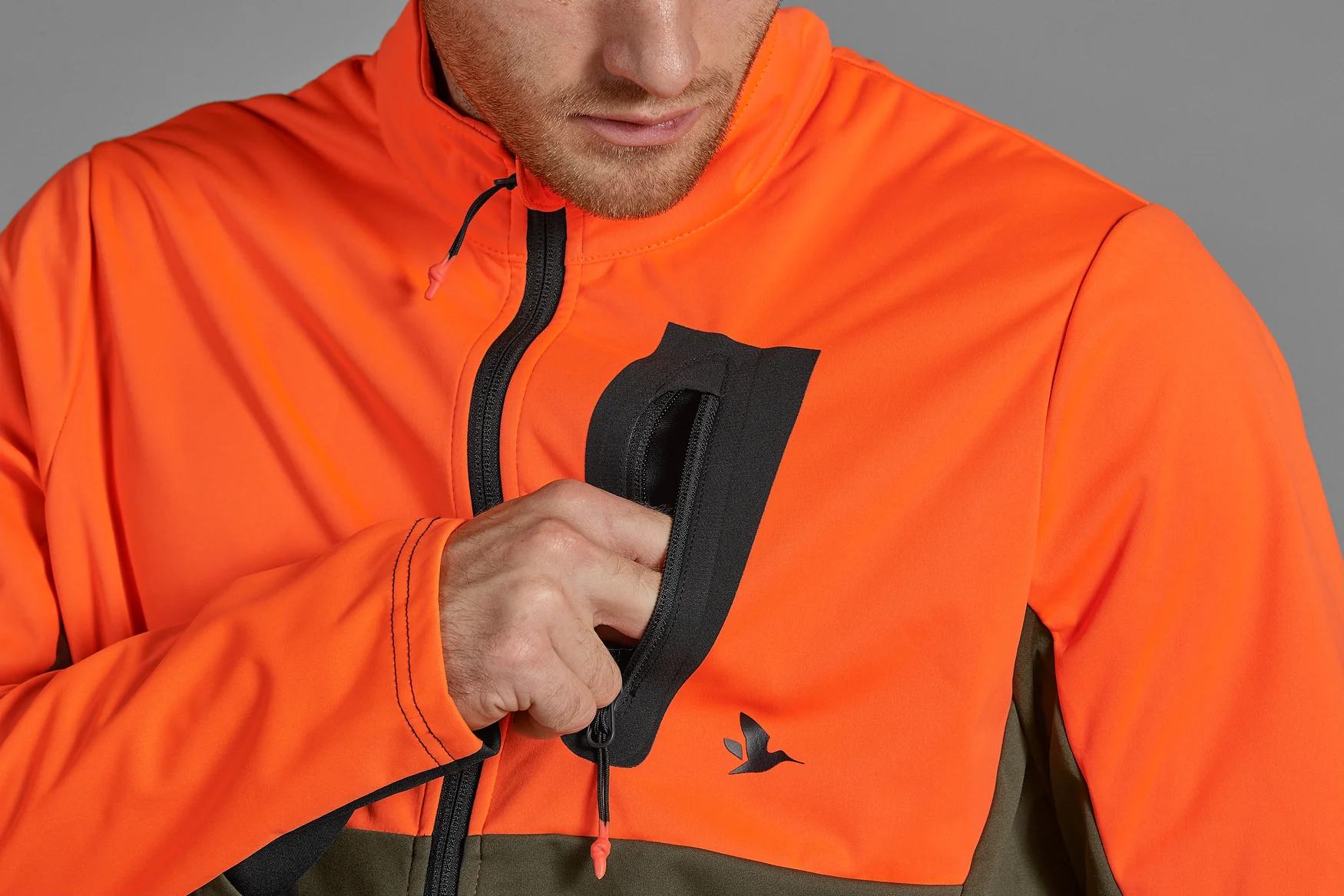 Force Advanced softshelljacka Hi-vis orange - Seeland - Image 3
