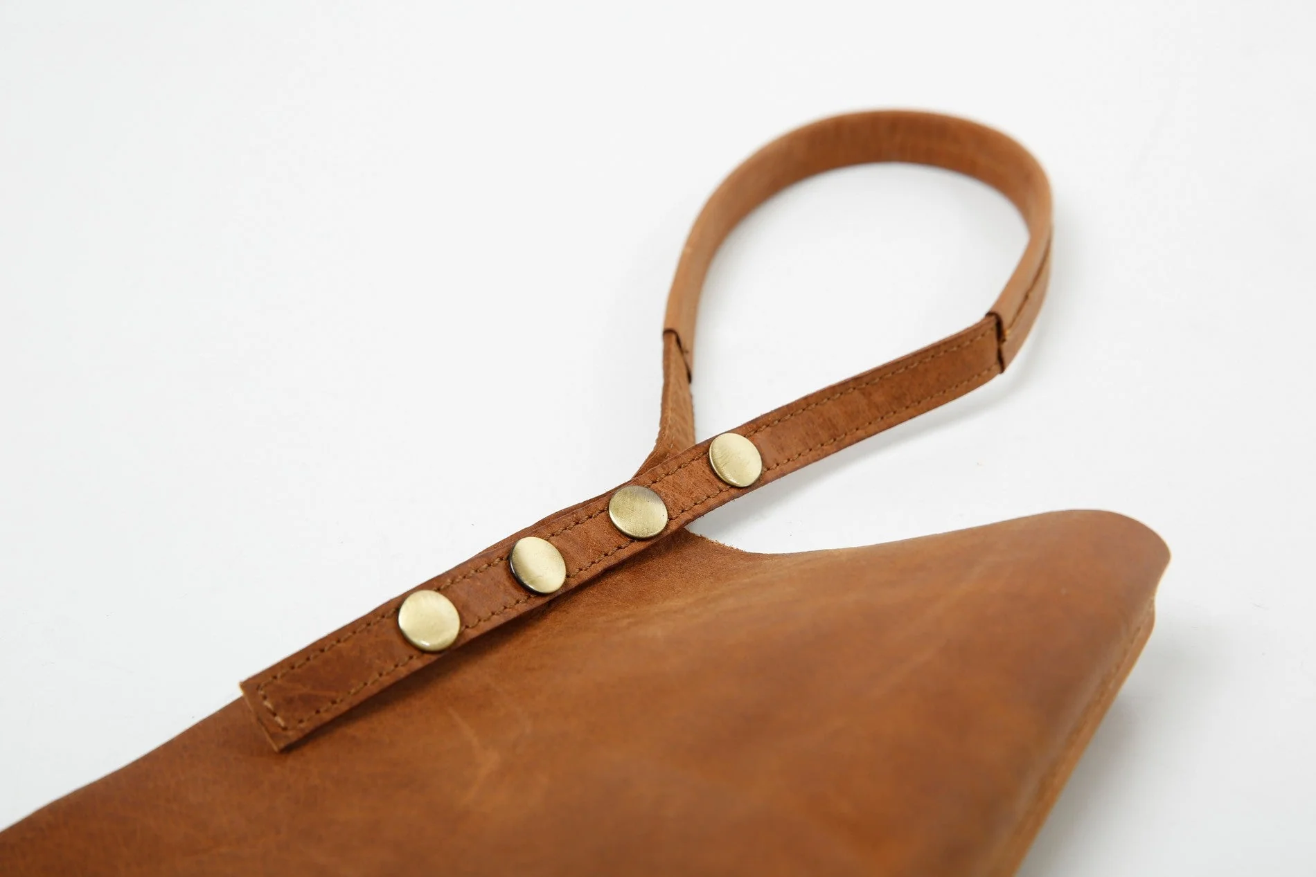 Förkläde i läder Cognac - Corium - Image 4