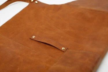 Förkläde i läder Cognac - Corium - Image 5