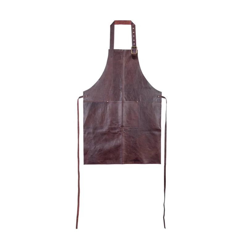 Förkläde i läder cognac - Florens - Image 2