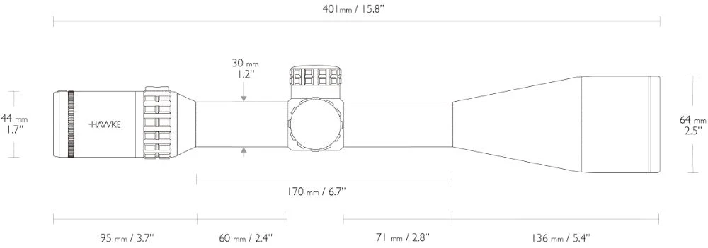 Frontier 30 SF 5-30x56 Mil Pro (20x) - Hawke - Image 4