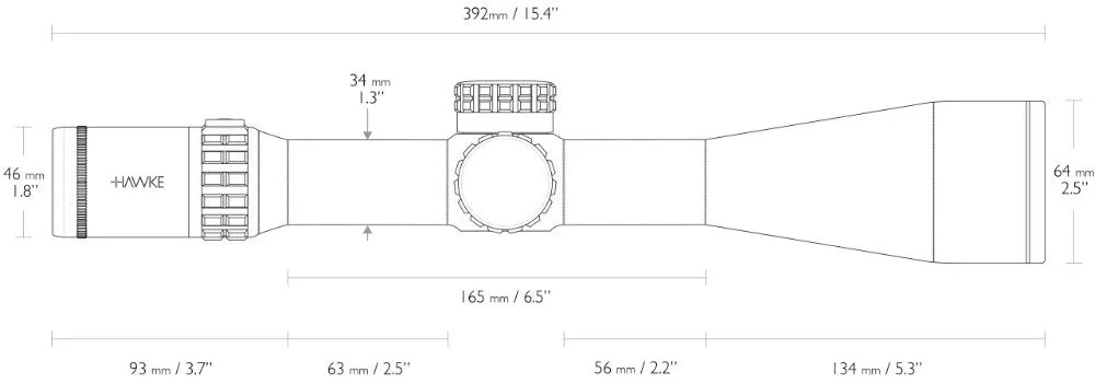 Frontier 34 FFP 5-30x56 FFP Mil Pro Ext (30x) - Hawke - Image 4