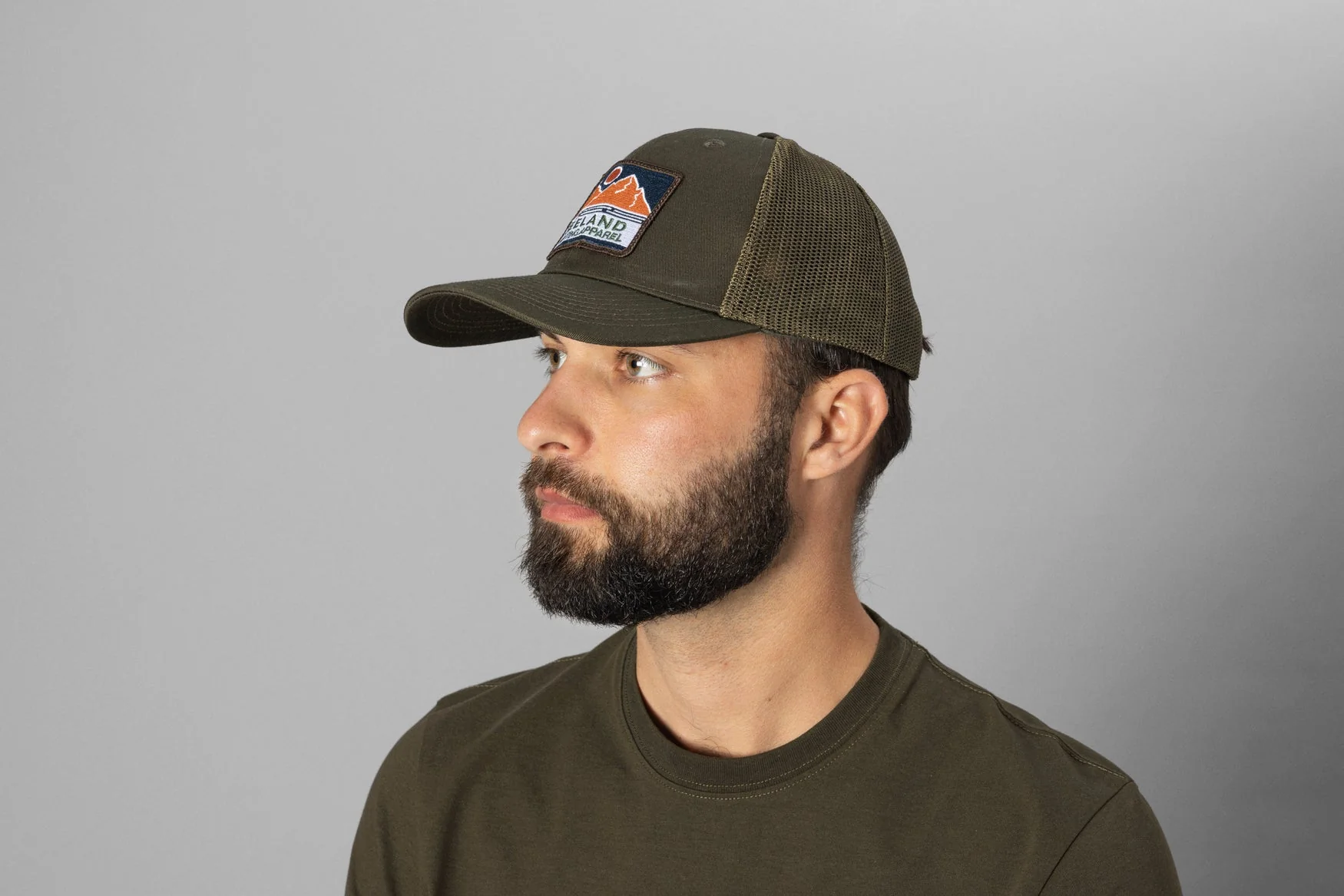 Gabbro Trucker Keps Grizzly Brown - Seeland - Image 2
